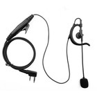 Walkie Talkie Headset Boom Mic Earphone For Retevis Kenwood KPG Baofeng
