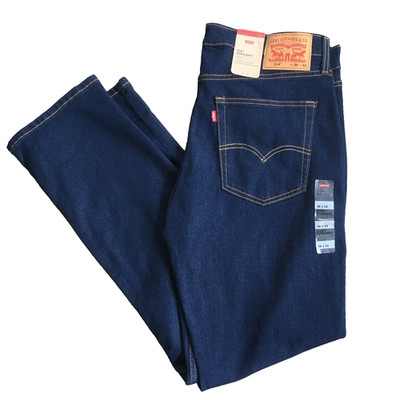 Levis 514 Premium Straight Fit Blue Jeans Stretch Men's 36x32 NWT