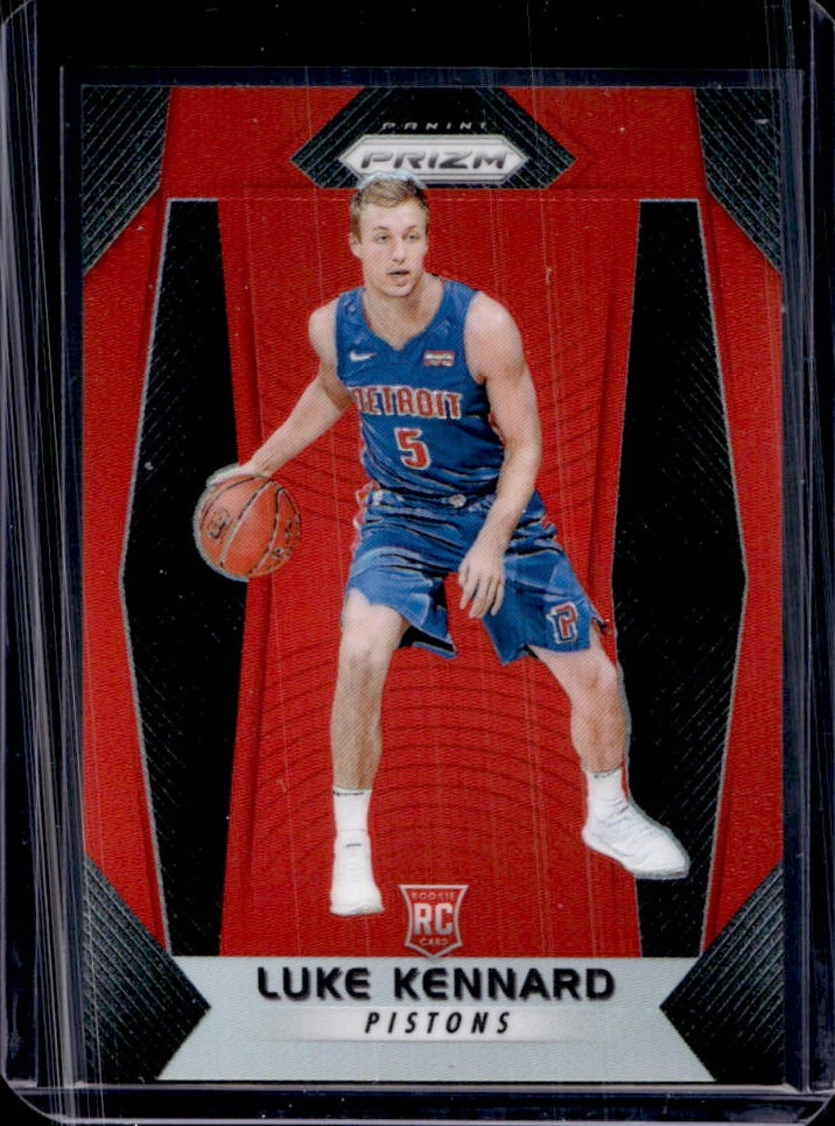 2017-18 Prizm Luke Kennard RC Prizms Orange Rookie #/49 Pistons