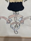 Antique Hand-Painted Tyler Family Coat of Arms Heraldic Crest Framed c. 1900 — photo 4