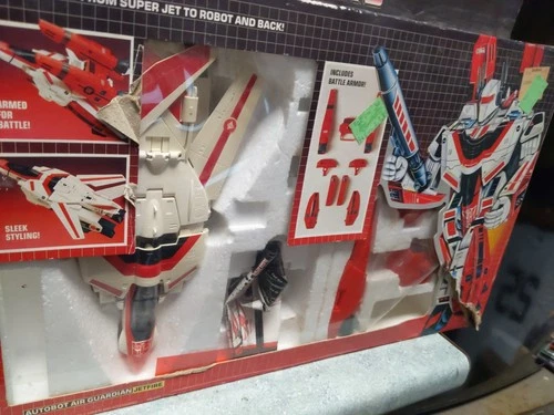 Vintage 1984 Transformers G1 JETFIRE Incomplete With Box