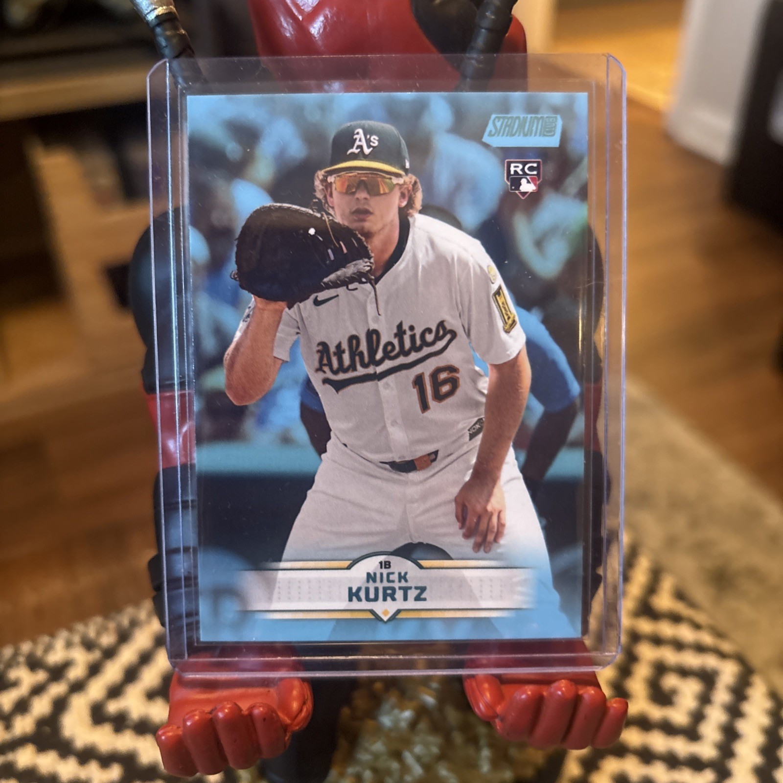 2025 Topps Stadium Club - Nick Kurtz #9 Light Blue Foil (RC)