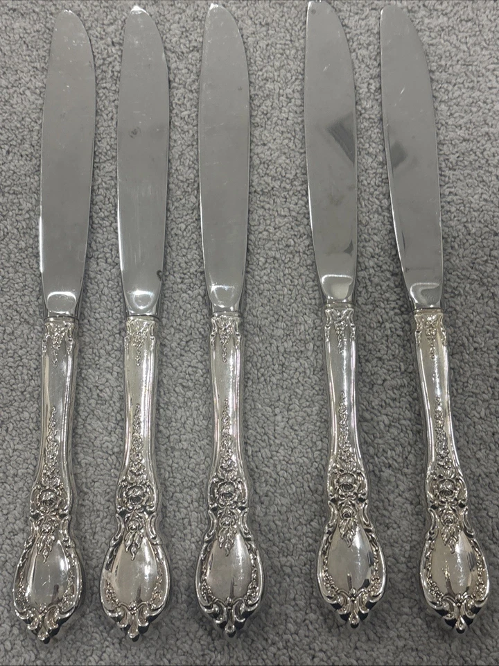 Antigo Toalha EP Old Master Prato de Prata Toalha Talheres - 46 Peças - Porção Para 8 - Imagem 2 de 4