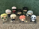 Jujutsu Kaisen Funko Pop Lot of 9 OOB Satoru Gojo Megumi Yuji Nanami Anime