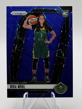 2024 Panini Prizm WNBA #146 - Nika Muhl RC (Blue Velocity Prizm) Seattle Storm