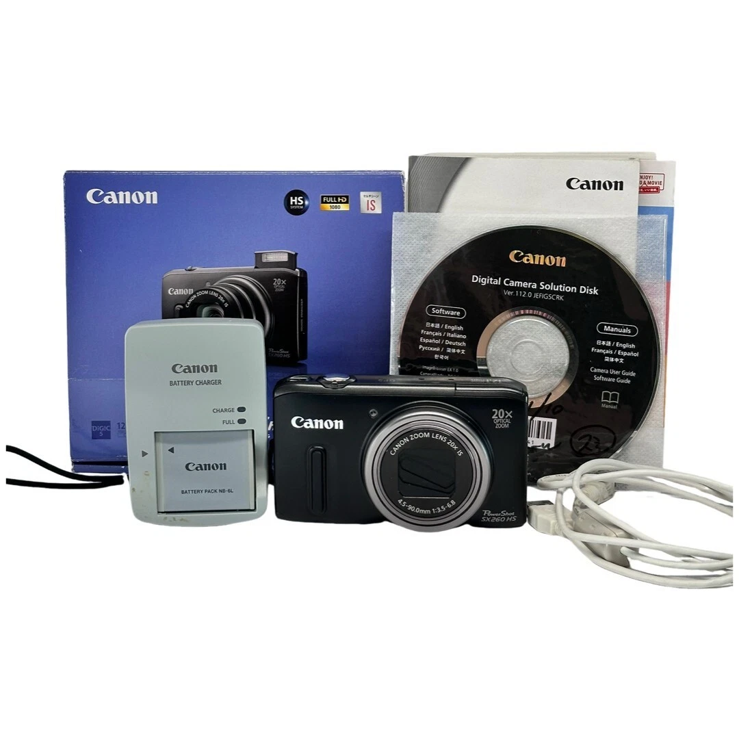 Preços baixos em Canon Powershot Sx260 Hs Câmeras Digitais | eBay