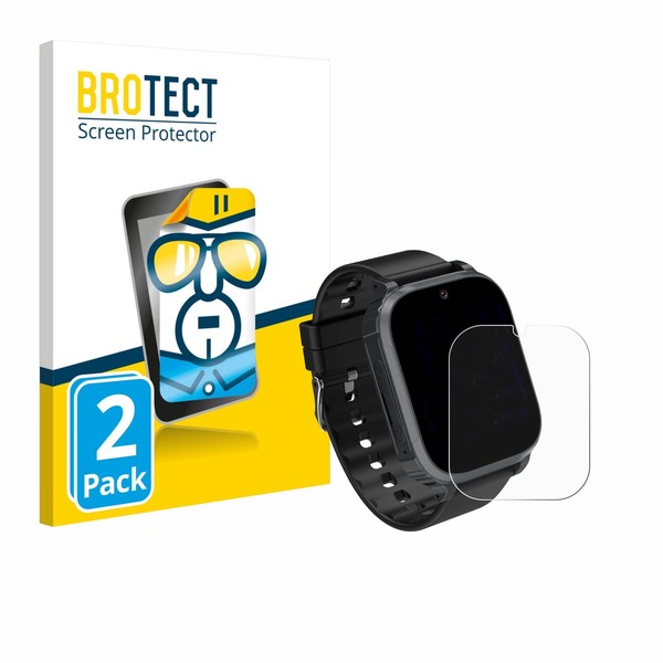 2X Display Schutz Folie FüR Kesasohe 4G Kids Smartwatch ZubehöR Transparent-image