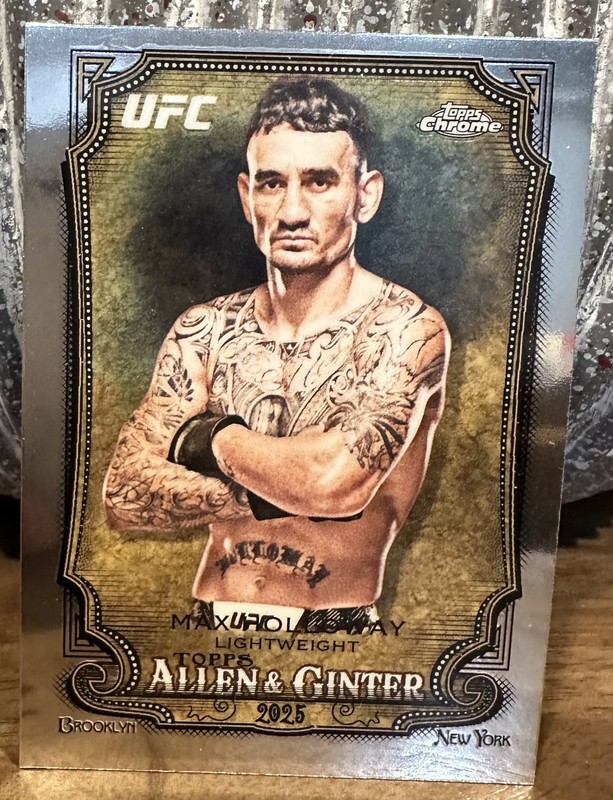 Max Holloway Allen & Ginter Insert 2026 Topps Chrome UFC - #AG-18