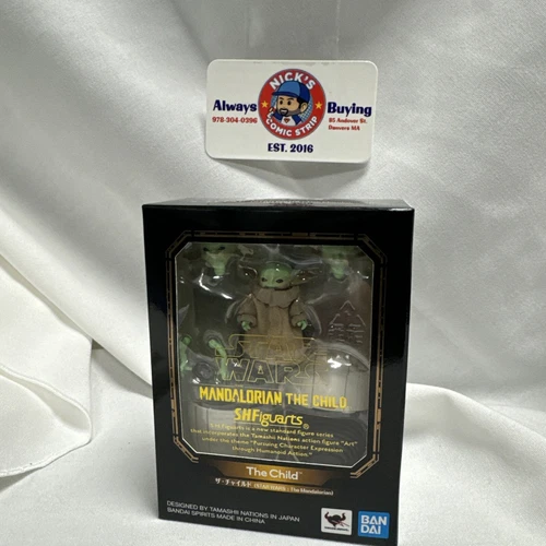 Figura de acción Bandai S.h.figuarts The Child Star Wars The Mandalorian 1,3 pulgadas