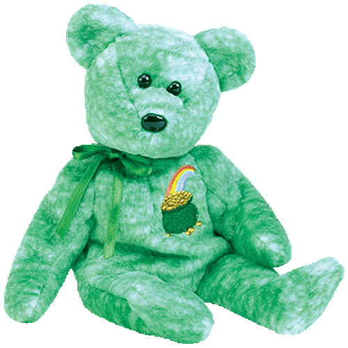 St. Patrick's Beanie Bear