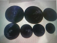 lot of 7 partial Leviton 43115-75P 75' VELCRO Brand Bulk Roll black