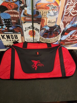 New Fireball Whiskey Red Black Summer Nylon Large Duffle Bag Gym Travel Logo