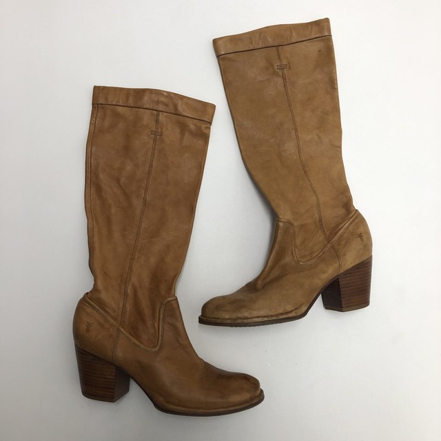 mid calf frye boots