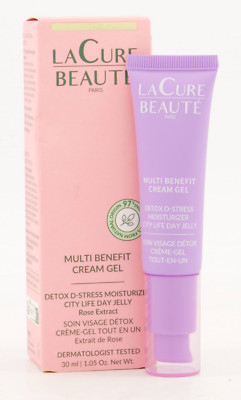 La Cure Beaute Multi Benefit Detox D-Stress Creme Gel 30ml Rose + Arganöl