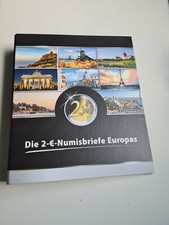 4 X 2 € Euro listy numizmatyczne i zestaw specjalny w pięknym folderze kolekcjonerskim, NOWE 