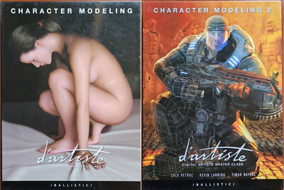 d'artiste Digital Artists Master Class  1 & 2, Character Modeling, Slipcase