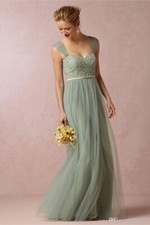 BHLDN Jenny Yoo Juliette Convertible Strap Bridesmaid Dress Size 10