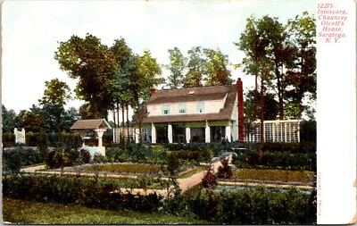 Postcard Inniscara Chauncey Olcott House Saratoga Springs New York B129