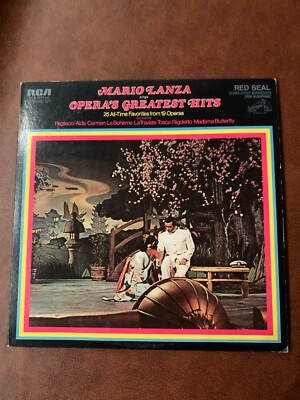 Mario Lanza Sings Opera's Greatest Hits Gatefol 1971 VCS-7073 Vinyl 12 ...