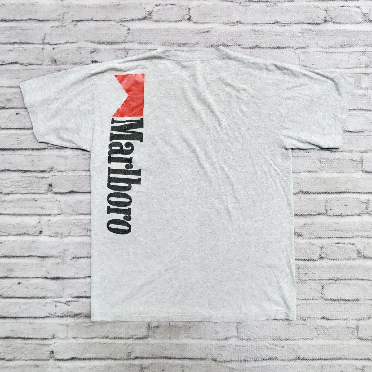 Vintage 90s Marlboro Big Logo Shirt Size XL Made in USA Promo | eBay