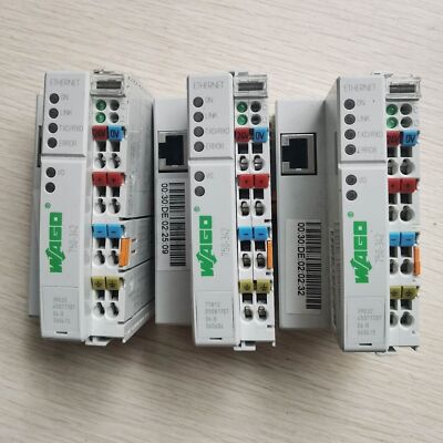 1pc Wago 750-342 Ethernet TCP/IP Fieldbus Coupler, Digital , 10-Mbit/s 24VDC