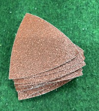 72x Bosch Delta Schleifblätter 82mm P60, ungelocht, Für Holz