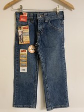 Wrangler Five Star Premium Boys Denim Regular Fit Straight Leg Jean Size 4