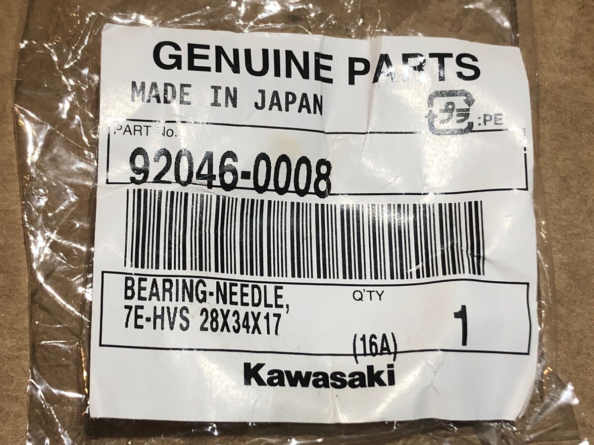Kawasaki ZX-10R ZX-6R KLE650 Versys NEW OEM Needle Bearing