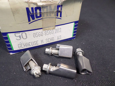 Lot of (49) Norma 13mm Stainless Quick Worm Drive Band Clamps, 0560-8560-003