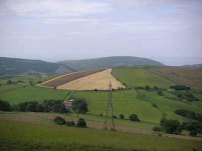 Photo 6x4 Penhydd Fawr Farm Cwm Taken from the Penhydd MTB Trail c2006