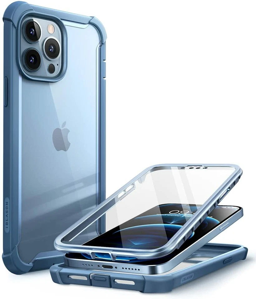 Funda i-Blason para iPhone 13 Pro 6,1 pulgadas, resistente de doble capa transparente parachoques Ares Foto 2 de 4