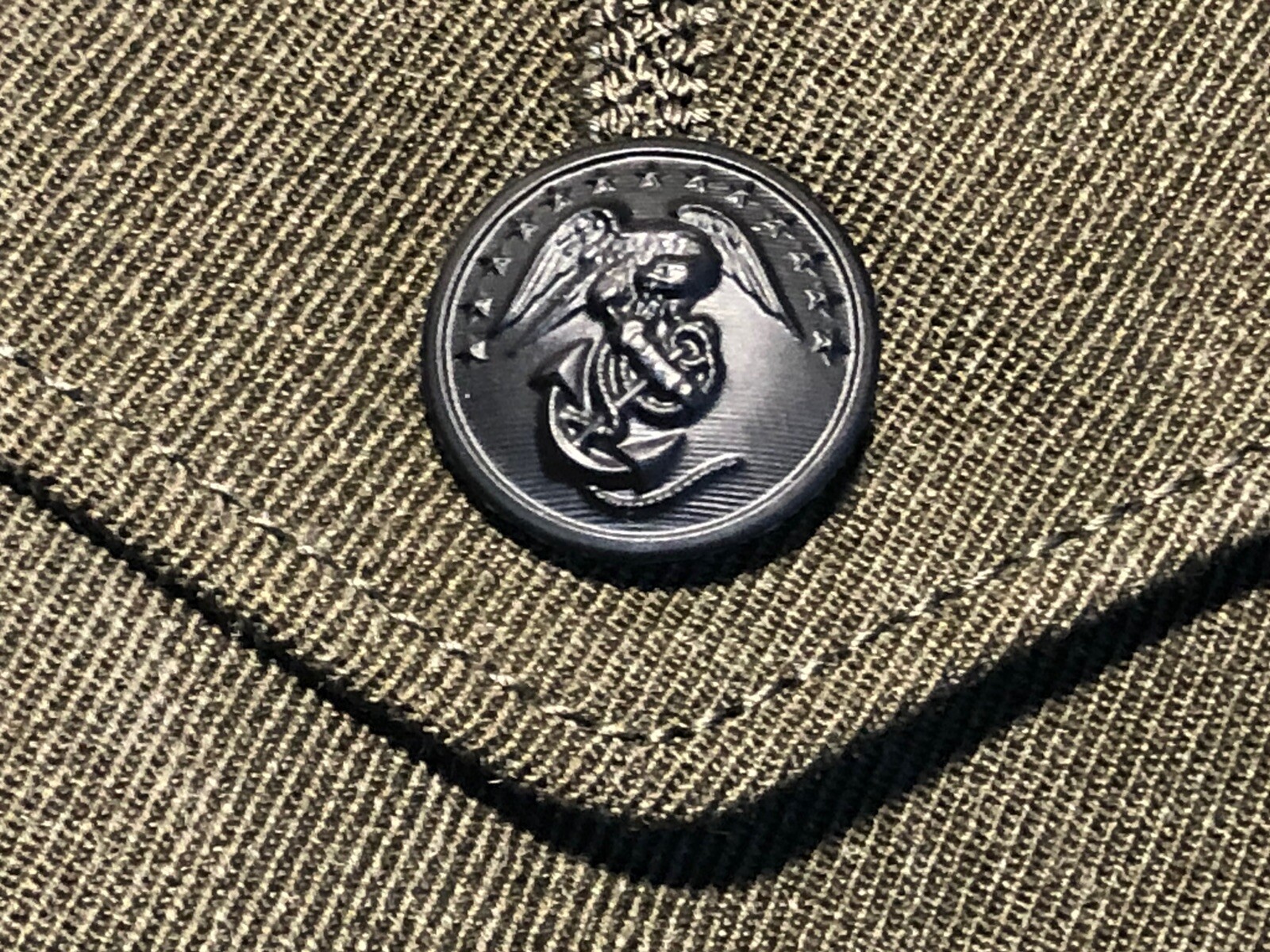 USMC MEN'S ALPHA COAT SERVICE DRESS A US MILITARY UNI… Gem