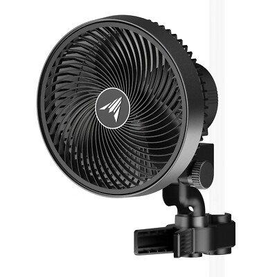 CLOUDRAY A6, Grow Tent Clip Fan 6 , Weatherproof IP-54, Manual Swivel