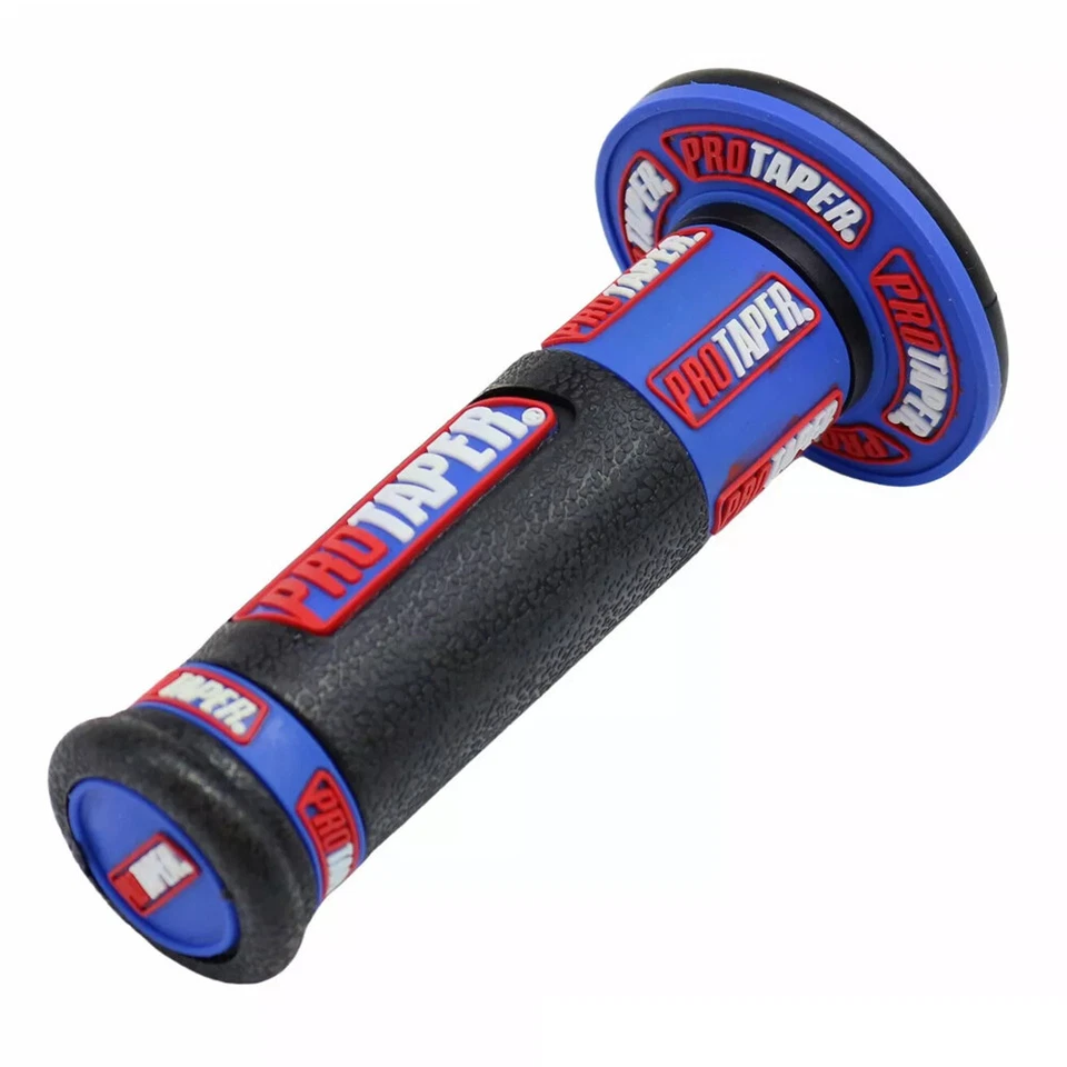 Par de empuñaduras de manillar de goma para motocicletas todoterreno de 7/8" 1" Foto 3 de 4