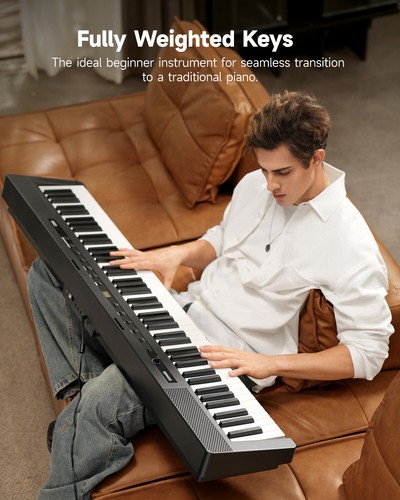 Donner DEP-16 Digital Piano Keyboard 88 Key Full Weighted 100 Demo With Pedal - Picture 5 of 12