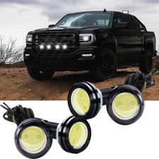 Raptor Style White LED Front Grille Running Marker Light for Chevy Pickup