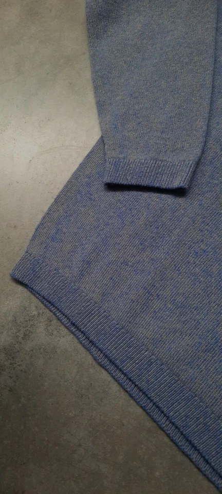 Seldom Pullover wendbar hellblau/blau V-Neck Gr.M - Bild 4 von 4