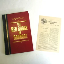 The Red Badge of Courage Reader's Digest Biographical Insert Hardcover Pictures