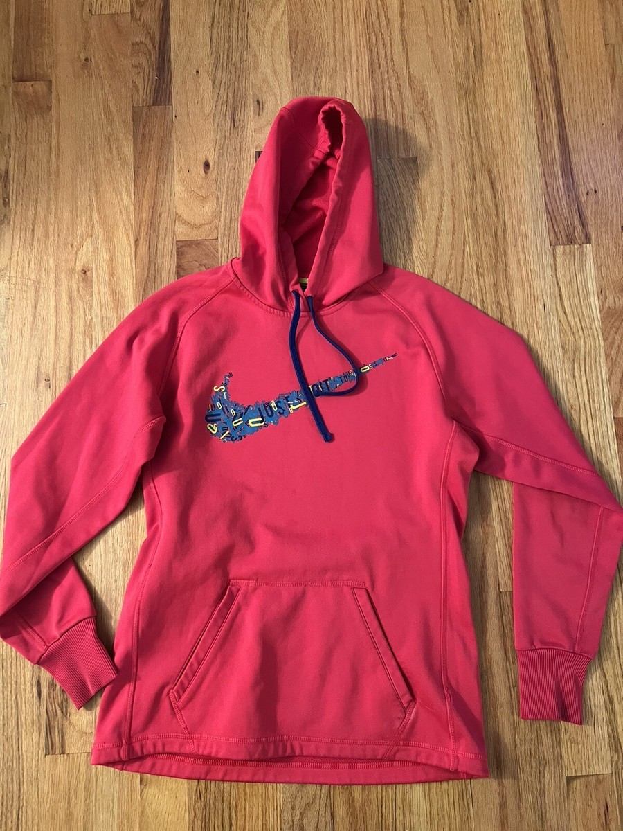 pink nike just do it hoodie