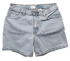 CK Calvin Klein Vintage Light Wash 90s Y2K High Rise Denim Mom Shorts SZ 8