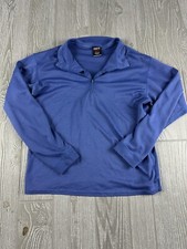 Patagonia Capilene 1/4 Zipper Youth Size 14 Blue Pullover