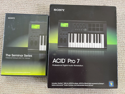 Sony ACID Pro 7 Professional Digital Audio Music Workstation &Seminar Series NIB