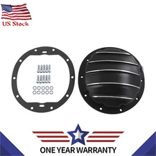 Black Fit For GM Differential Cover 8.5" & 8.6" Ring Gear DIff 10 Bolt Cast