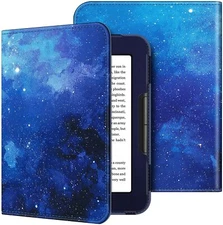 Case for Noble Nook GlowLight 4 2021 6" eBook Reader Vegan Leather Folio Cover