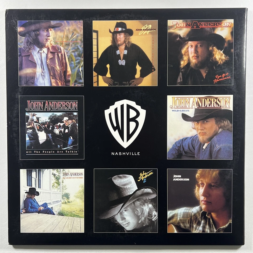 John Anderson “Easy Money” 2LP/Warner Bro. White Lbl Promo Gate Autographed w/CD Foto 3 de 4