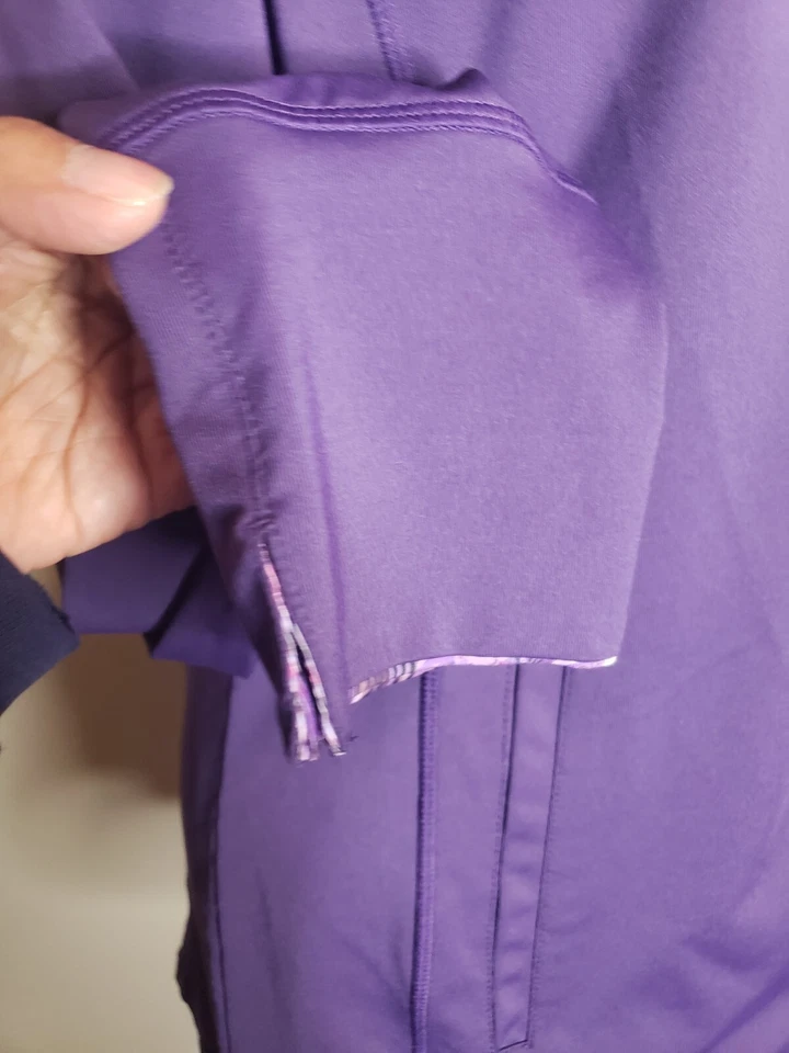 Danskin XL purple running sweatshirt with flared hip - Image 3 of 4