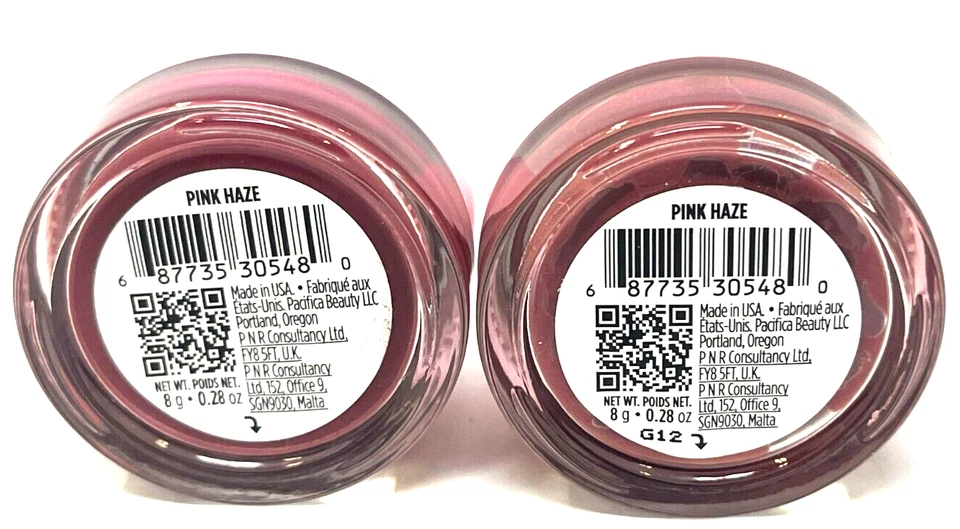 (2) Pacifica Fluffy Blushy 0.28 oz Each Sealed PINK HAZE - Image 3 of 3