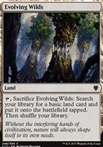 Evolving Wilds x4 - Commander 2017 - NM-Mint, English - Commander 2017