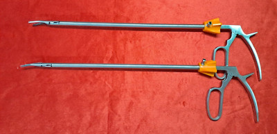 2pc-Laparoscopic Hemo-Lock Applier Large Size 10mmx330mm Best Quality Reusable