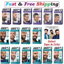 Just For  Mens Hair & Beard Coloring, Select Type & Color